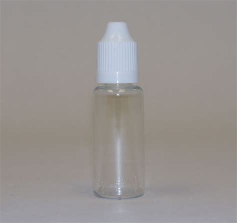 15 ml PET Plastic Cylinder Bottle with Child Resistant Dropper Cap