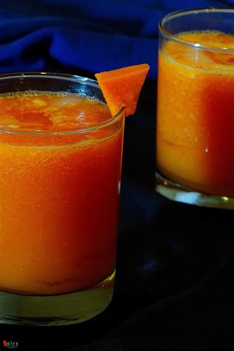 Papaya Smoothie - Spicy World Simple and Easy Recipes by Arpita