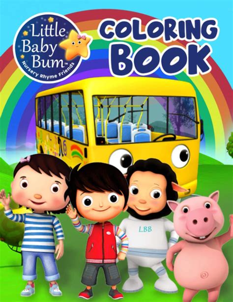 Little Baby Bum Coloring Book: Unique Coloring Book For Fans Of Little ...