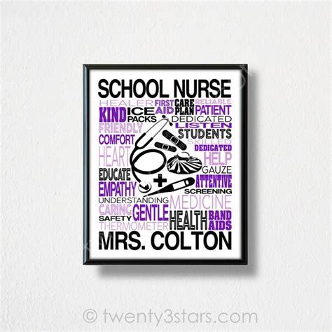 School Nurse Posters - Etsy