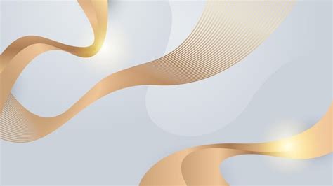 Premium Vector | Luxury white and gold background