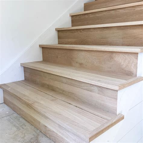 White Oak Stair Treads And Risers - KateBurdekin