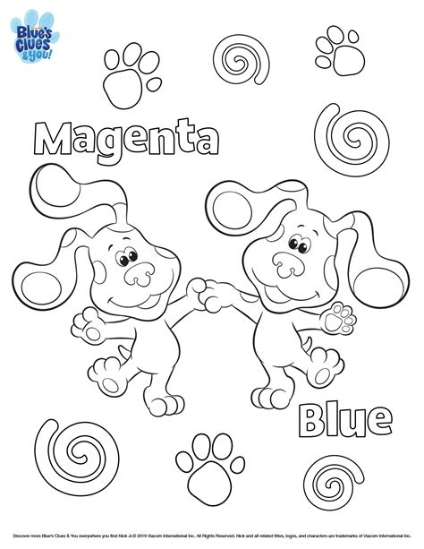 Blues Clues Printable Coloring Pages - Printable Form, Templates and Letter