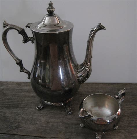 Antique Silver Tea Set Service