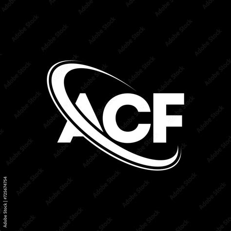 ACF logo. ACF letter. ACF letter logo design. Intitials ACF logo linked ...