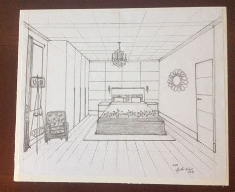 Drawing A Bedroom In One Point Perspective – Warehouse of Ideas