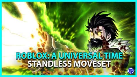 Roblox A Universal Time AUT Standless Moveset | Roblox, Adventure video ...