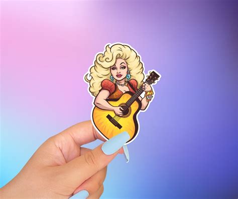 Dolly Parton Inspired Country ERA Sticker What Would Dolly Do Water ...