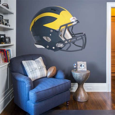 Michigan Wolverines Helmet Fathead