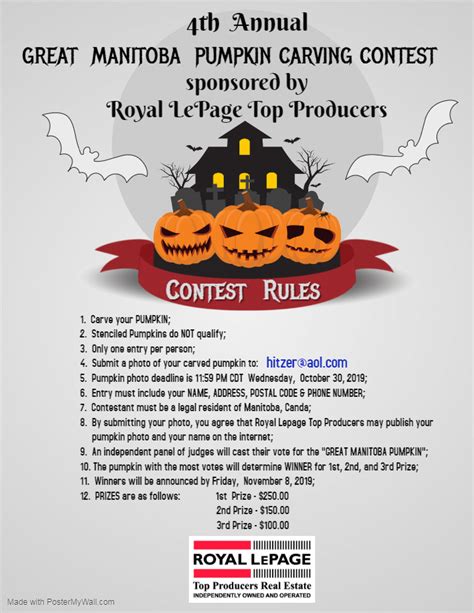 2019 Great Manitoba Pumpkin Carving Contest