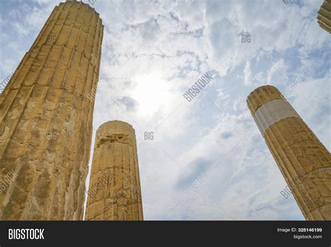 Doric Pillars Towering Image & Photo (Free Trial) | Bigstock