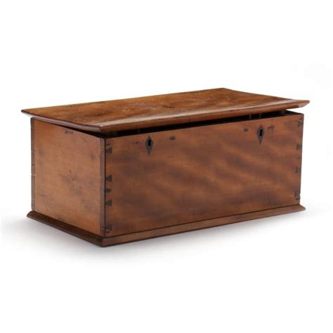 Antique Walnut Dovetailed Ballot Box (Lot 1474 - End of Summer Estate ...