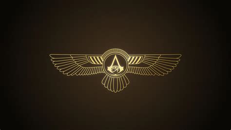 Assassin's Creed Origins Winged Logo (4K) by TheGoldenBox on DeviantArt