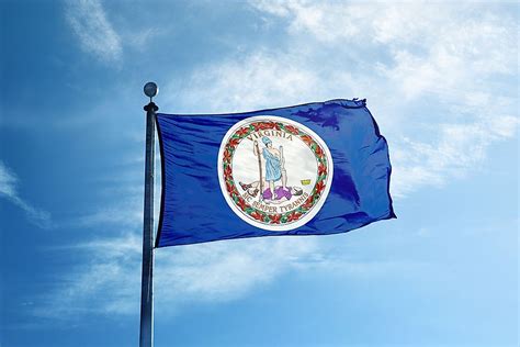 Virginia State Flag - WorldAtlas