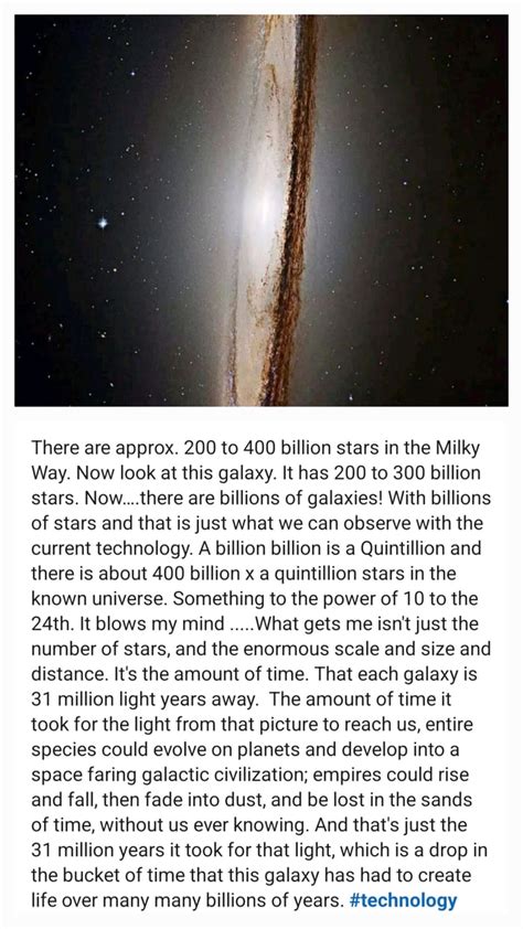 The Sombrero Galaxy taken from the Hubble telescope. Have a read and ...