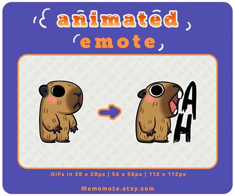 Animated Screaming Beaver Meme Emote for Twitch, Discord, Youtube, Kick ...