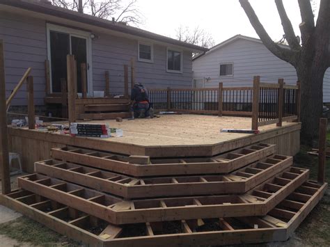 Wrap around deck steps | Decks and Fences by Ryan | Windsor, Ontario ...