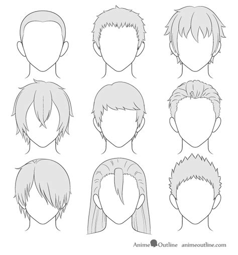 Drawing Men's Hairstyles - 20 Male Hairstyles By Gunzy1 On Deviantart ...