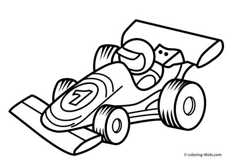 Race Car Template Printable