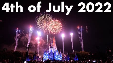 Magic Kingdom 4th of July Fireworks in 4K | Disney Celebrate America ...