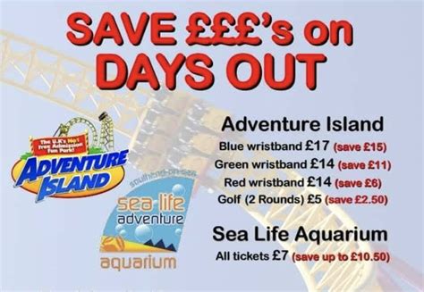 Adventure Island Tickets to raise funds for SLH Primary PTA | Friends ...