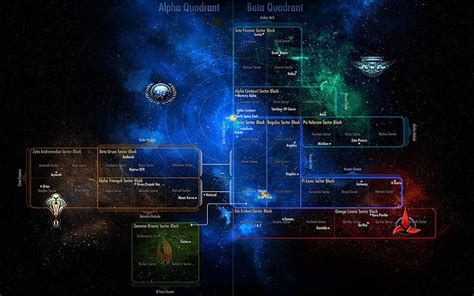 HD wallpaper: Alpha Quadrant and Beta Quadrant, Star Trek, Chart, Map ...