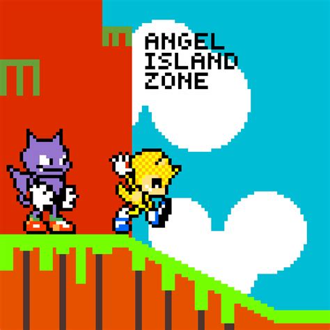 Pixilart - angel island zone by Tuxedoedabyss03