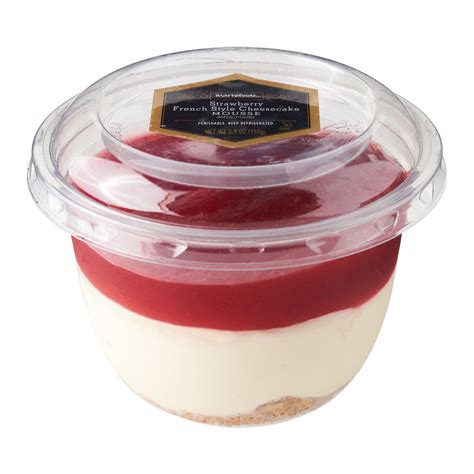 Marketside Strawberry French Style Cheesecake Cup, 5.5 oz - Walmart.com