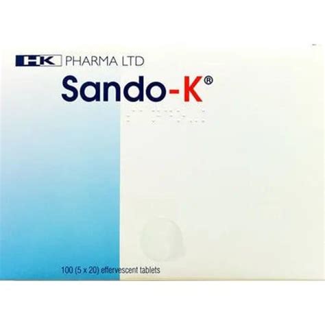 Sando-K Effervescent Tablets Pack of 100