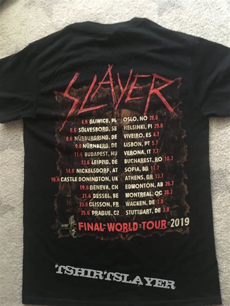 Slayer official last tour merch | TShirtSlayer TShirt and BattleJacket ...