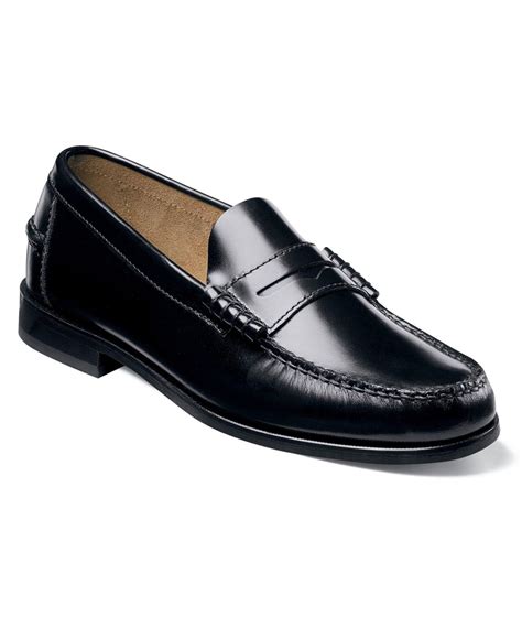 Florsheim Leather Shoes, Berkley Penny Loafers in Black for Men - Lyst