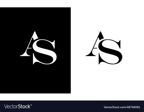 As logo design Royalty Free Vector Image - VectorStock