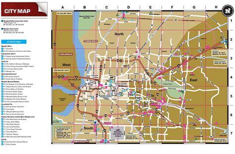 Road Map Of Memphis Tn