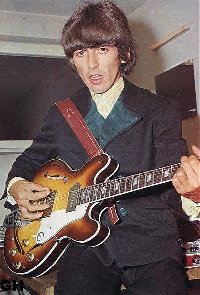 George Harrison and his Epiphone Casino | Beatles george harrison ...