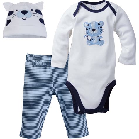 Gerber Childrenswear - Gerber Newborn Baby Boy Long Sleeve Ones ...