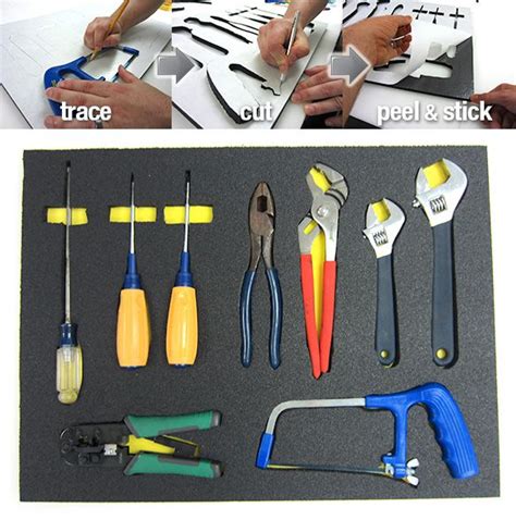 Custom Foam Tool Kits | Foam tool organizer, Tool drawers, Tools