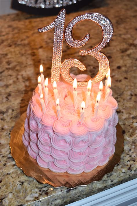 13th Birthday Cake | 13 birthday cake, 13th birthday parties, Cake toppers