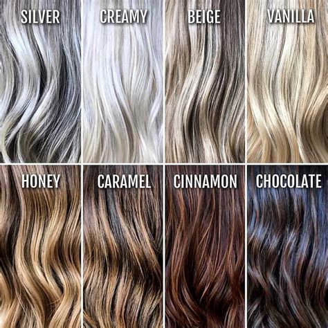 Gray Hair Color Chart