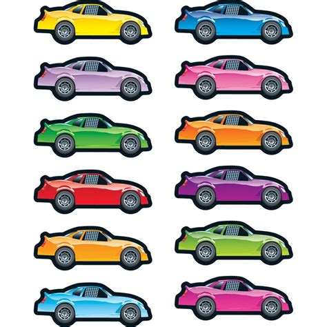 Race Cars Stickers - Shape - CD-168065 | Carson Dellosa Education ...