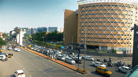 Vehicles Crossing At HITEC City Hyderabad Stock Video Footage - Storyblocks