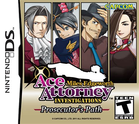 Ace Attorney Investigations: Prosecutor's Path Box Art USA : r/AceAttorney