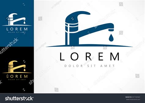 Water Tap Logo Stock Vector (Royalty Free) 337192565 | Shutterstock