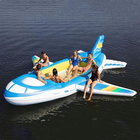 This 18-Foot Inflatable Airplane Float Will Keep the Party Going All ...