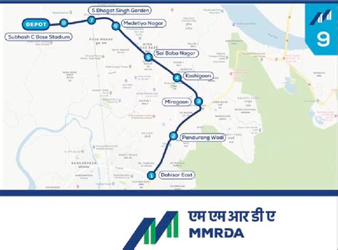 Map of Mumbai Metro 9 – Mira Bhayandar Metro – Mumbai Metro City