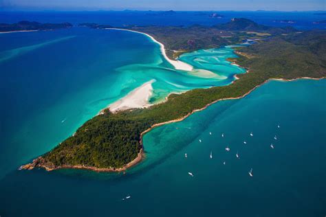 Australia Aerial Shot Of Hill Inlet Whitsundays Qld Stock Photo & More ...