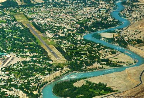 Gilgit airport and River Pakistan | River, Hunza valley, Picturesque