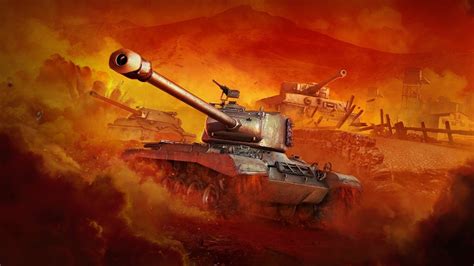 Download IS-7 Tank Tiger I M46 Patton Video Game World Of Tanks HD ...