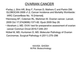 Ovarian cancer | PPT