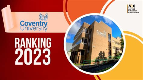 Coventry University Ranking 2023 - AEC