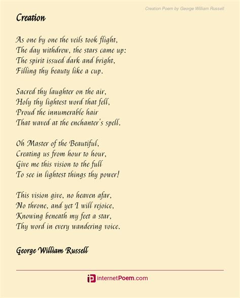 Creation Poem by George William Russell